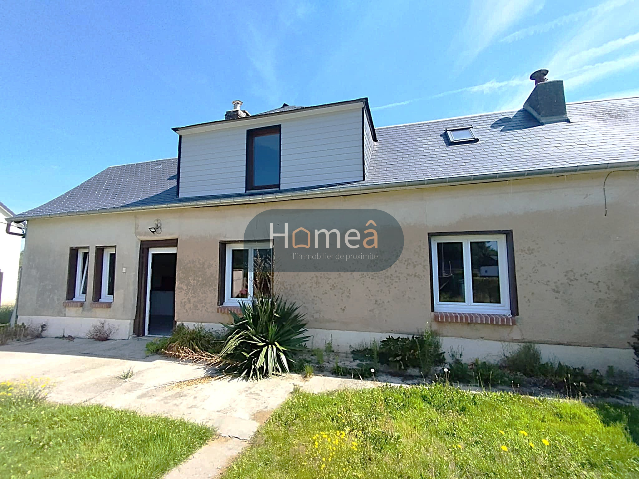 Maison 3 chambres mitoyenne vivable de plain-pied